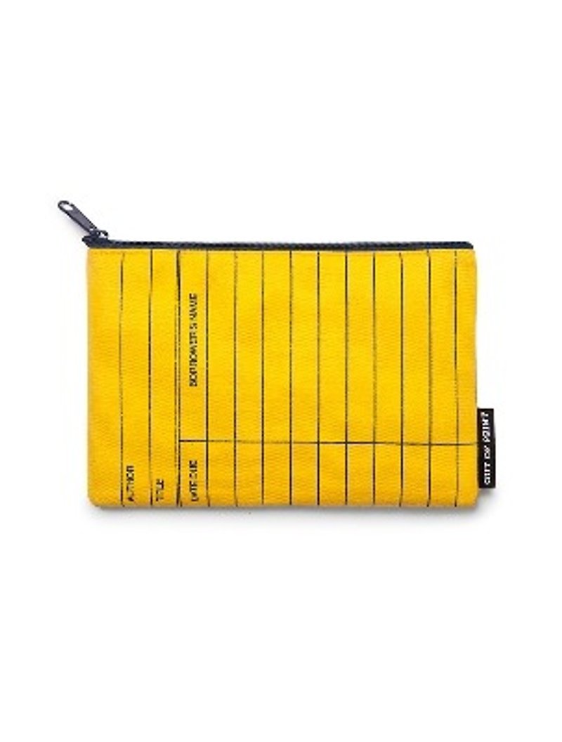 Yellow loan book karaoke chain bag - Toiletry Bags & Pouches - Other Materials Yellow