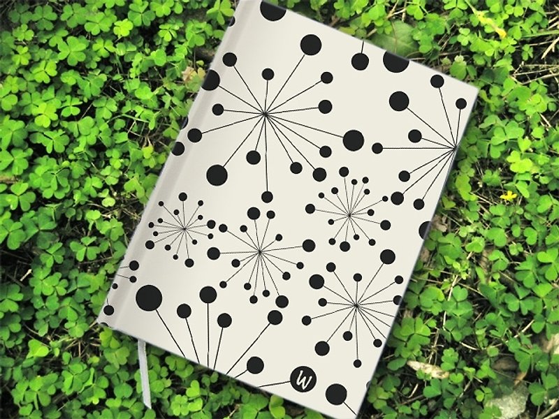 Rococo strawberry WELKIN handmade_handmade book/notebook/handbook/diary-geometric flower - Notebooks & Journals - Paper 