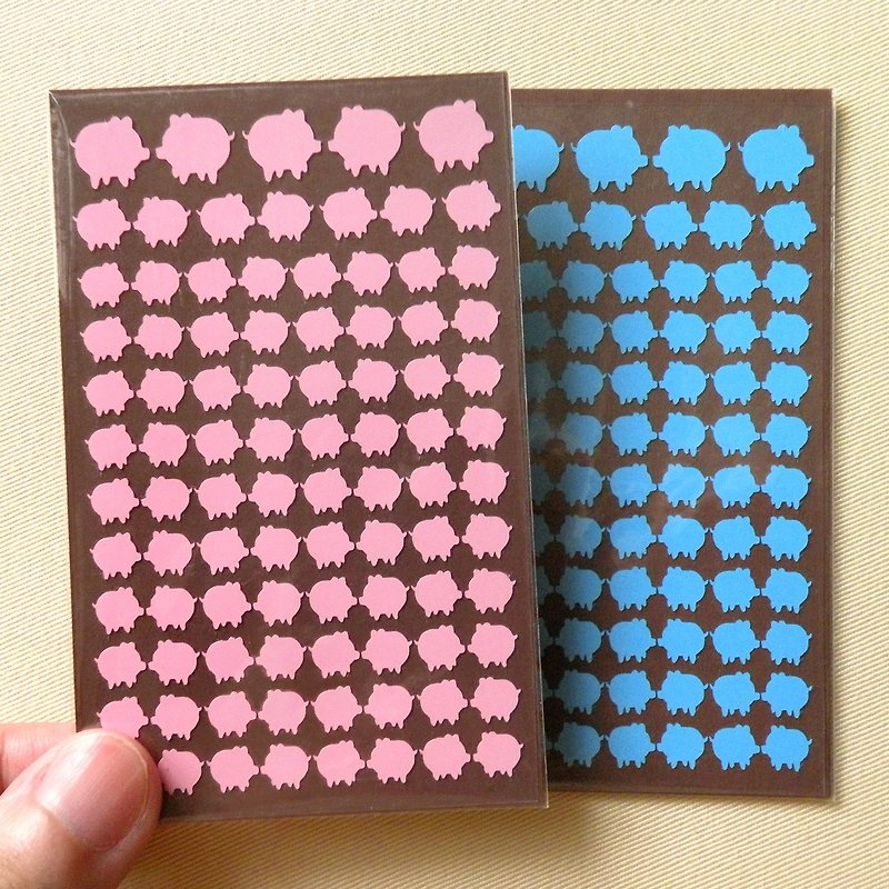 Pig Stickers - Stickers - Waterproof Material Pink