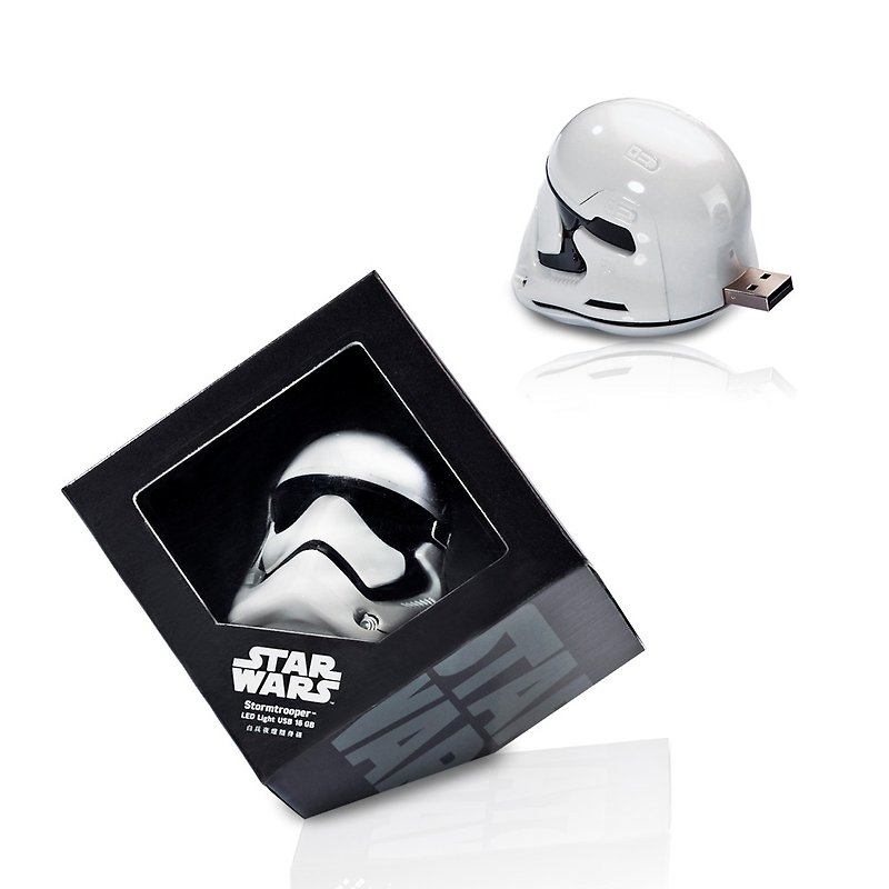 InfoThink STARWARS Star Wars White Soldier Night Light (built-in 32GB storage function) - USB Flash Drives - Plastic White