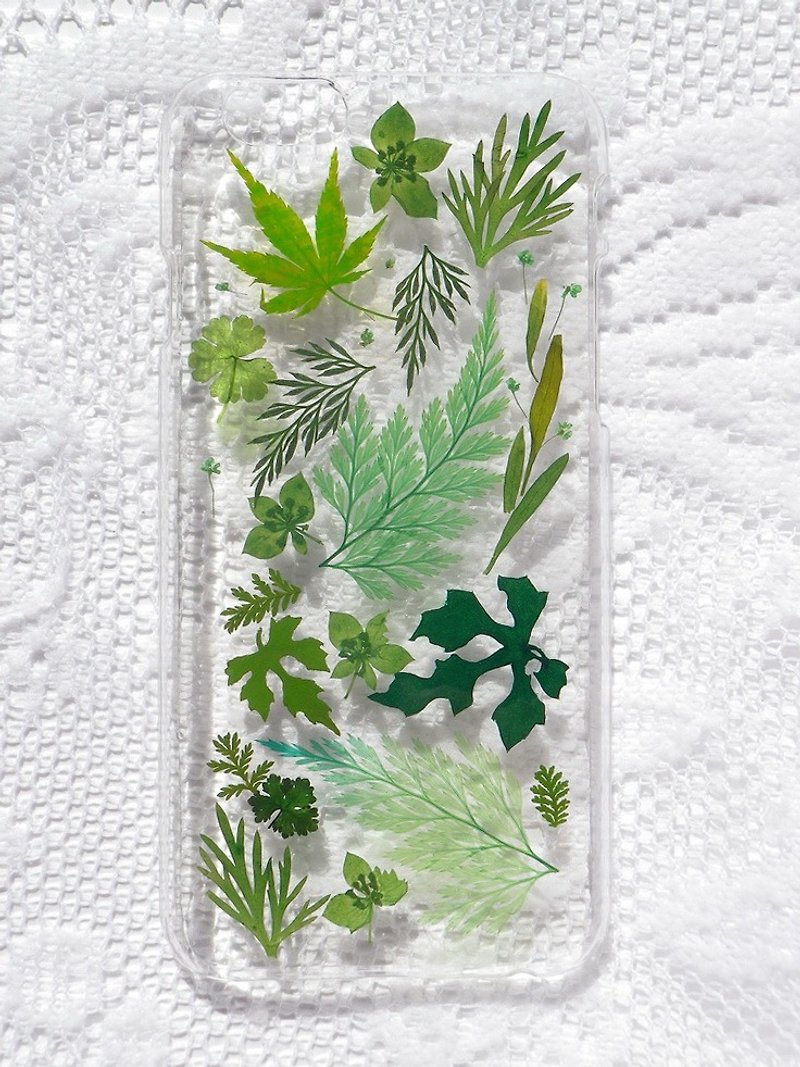 Pressed flower phone case, iphone 6S, Nature color - เคส/ซองมือถือ - พลาสติก 