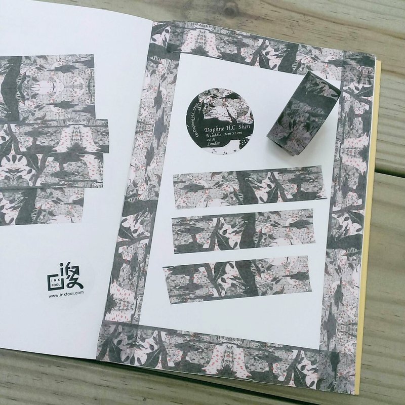 印傻子 A Cuddle 紙膠帶 *618快閃款* - 紙膠帶/和紙/PET - 紙 