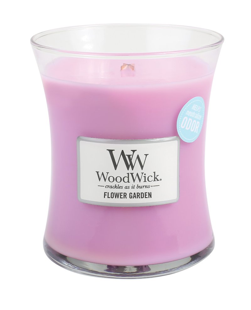 . WW 10 oz deodorant fragrance candle - quiet garden - เทียน/เชิงเทียน - ขี้ผึ้ง สึชมพู