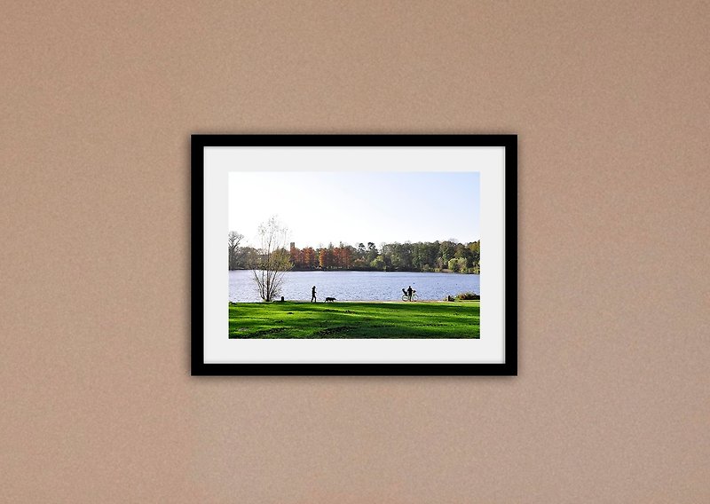Photography Lake Hamburg, Germany II (without box / price increase box) - Posters - Paper Green