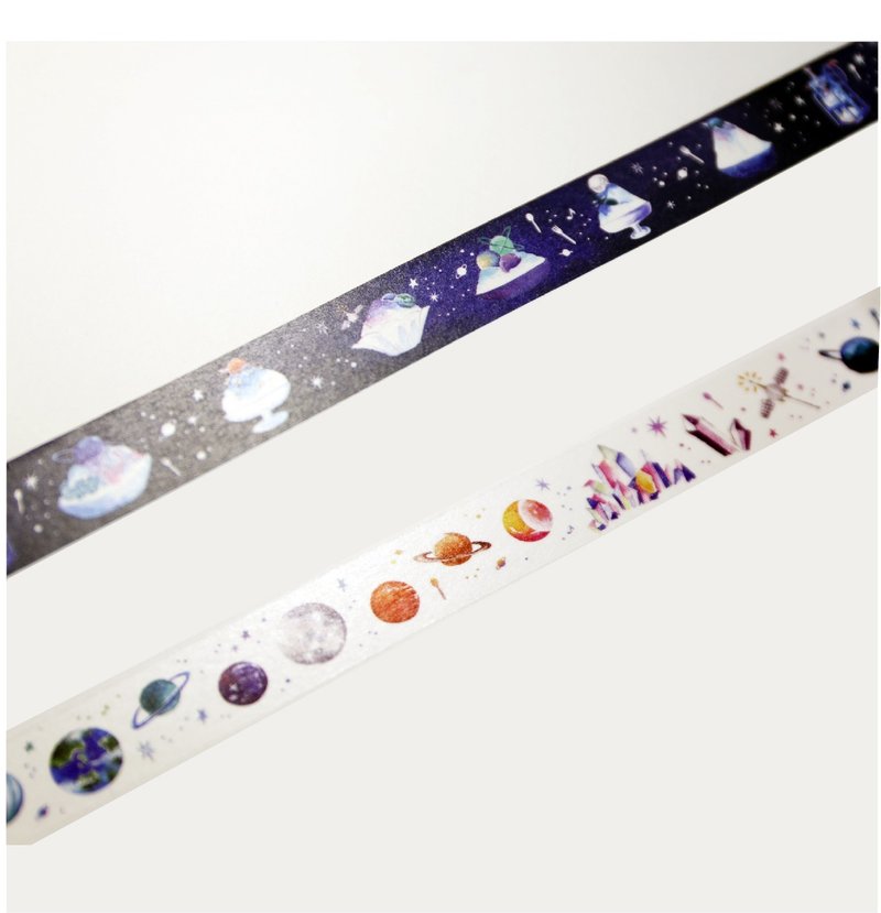 │ universe shaved ice have gifts combination Starry Ice + Pure Planet of paper tape - Washi Tape - Paper Multicolor