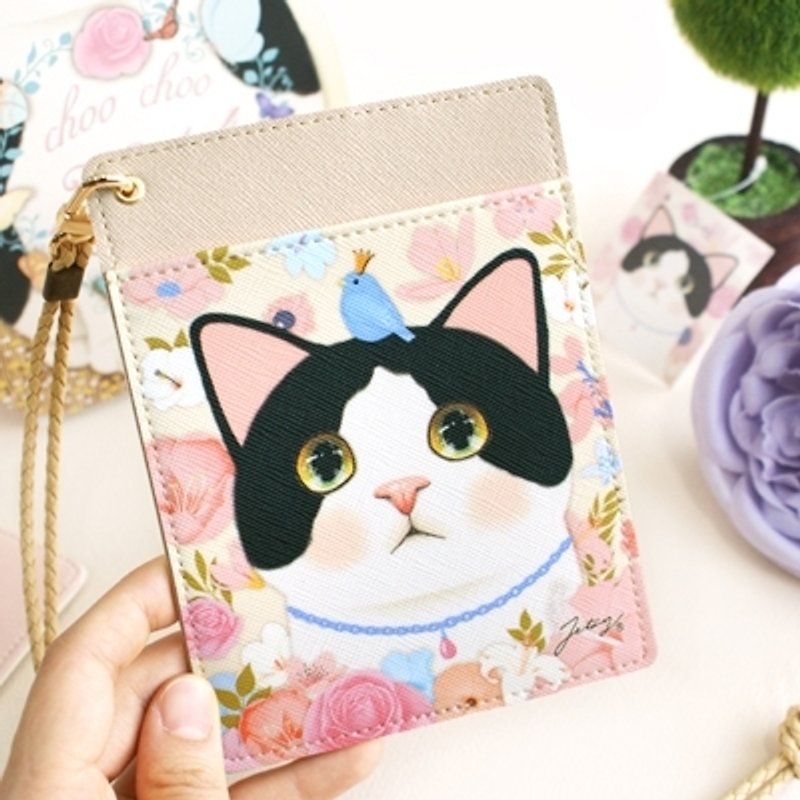 JETOY, Choo choo sweet cat Versatile Neck Strap tag _Jewelry (J1406403) - ที่ใส่บัตรคล้องคอ - หนังแท้ หลากหลายสี