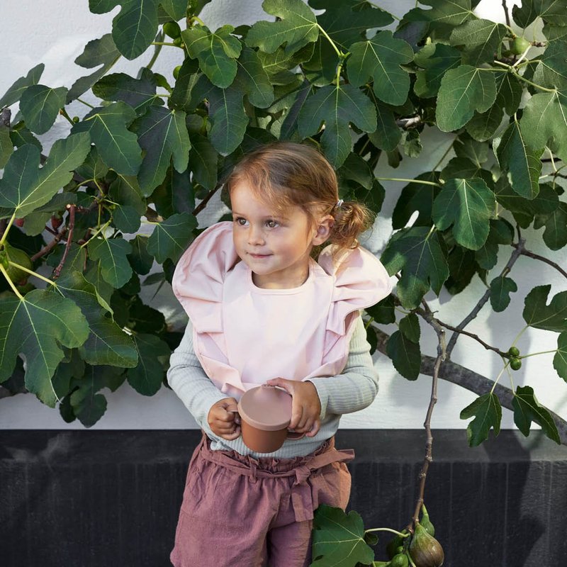 Elodie  Baby Bib Powder Pink 防水口袋圍兜 粉嫩公主 - 圍兜/口水巾 - 防水材質 粉紅色