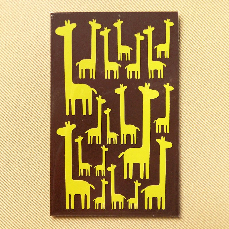 Giraffe Stickers - Stickers - Waterproof Material Yellow