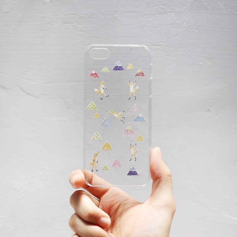 Exclusive orders - Forest Fox series │ Hard transparent Phone Case - Phone Cases - Plastic Multicolor