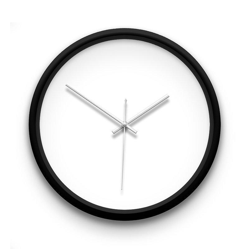 AppleWork iWatch creative wall clock: minimalist white PSIC-001 - Clocks - Plastic White