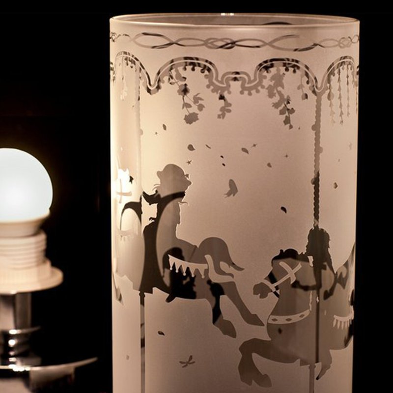 Encounter Glass Lamp wedding christmas new year birthday anniversary gift - โคมไฟ - แก้ว สีใส