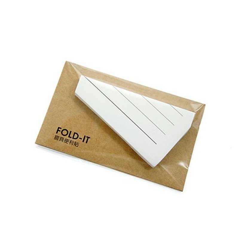 FOLD-IT - Sticky Notes & Notepads - Paper White