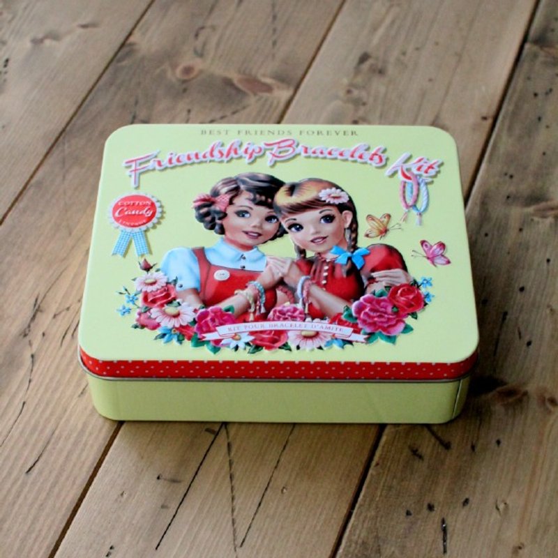 British Wu & amp; Wu import retro illustration lucky rope hand-made tin group - อื่นๆ - โลหะ 