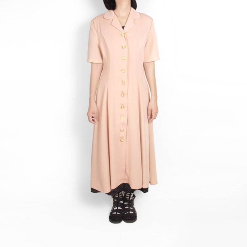 │moderato│ sweetheart pink retro girl vintage dress Slightly │ │ gift forest retro. Girlfriend and unique. Art - ชุดเดรส - วัสดุอื่นๆ สึชมพู
