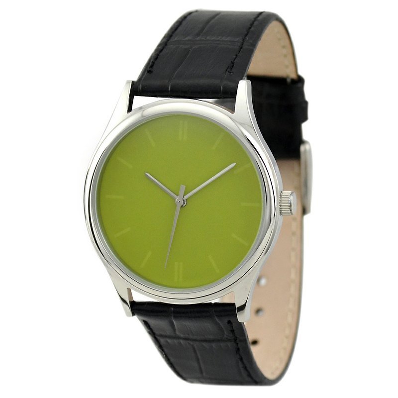 Indistinct Watch (Tender Shoots) - นาฬิกาผู้ชาย - โลหะ สีเขียว
