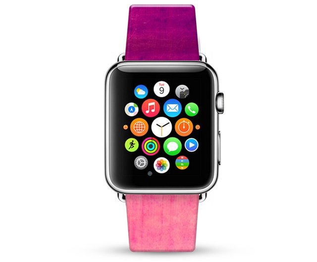 Apple Watch Series 1 Series 2 Series 3 Abstract Hot Pink