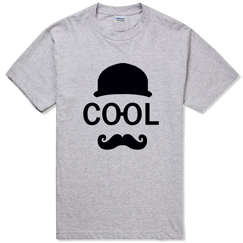 COOL短袖T恤-2色 鬍子 鬍鬚 復古 眼鏡 文青 藝術 設計 原創 品牌 時髦 - 男 T 恤 - 其他材質 多色