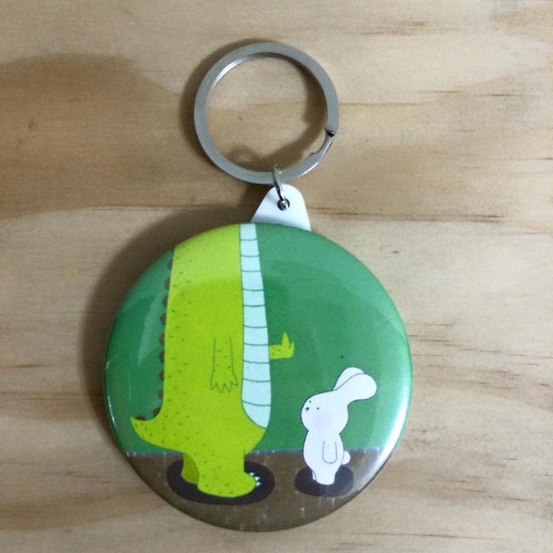 Look for reasons to work hard, don’t find excuses to escape, mirror key ring G0012 - ที่ห้อยกุญแจ - โลหะ หลากหลายสี