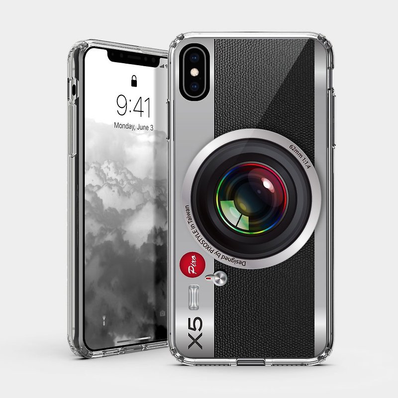 Birthday Gift Recommend Silver Camera IPHONE Impact Resistant Protective Case Phone Case IP-063 - Phone Cases - Plastic Silver