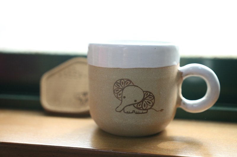大象馬克湯杯 - 咖啡杯/馬克杯 - 其他材質 