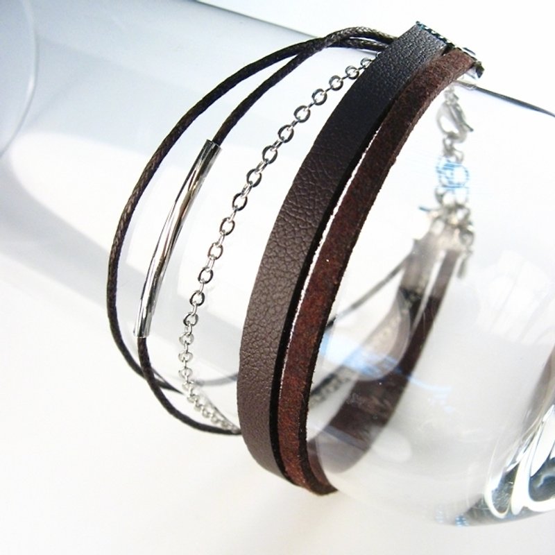 Personal Bracelet - Neutral Style - Hand Bracelet - สร้อยข้อมือ - วัสดุอื่นๆ สีนำ้ตาล