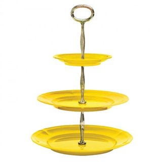 GINGER │ Denmark and Thailand Design - three colorful cake rack (yellow)