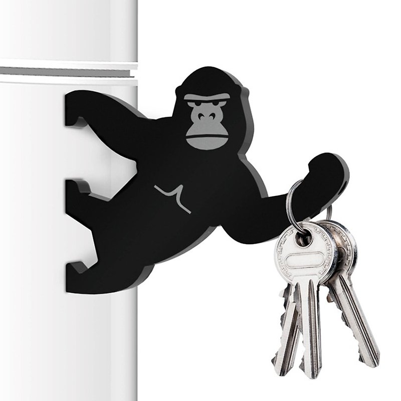 Mustard Magnetic Key & Can Opener - King Kong - กล่องเก็บของ - โลหะ สีดำ
