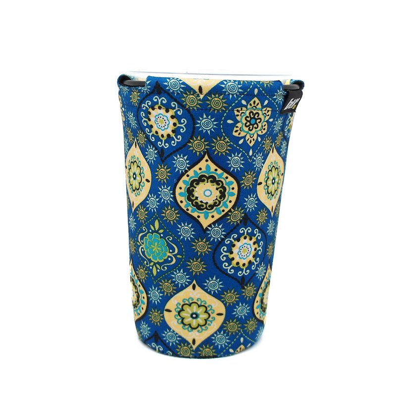 BLR Drink caddy  Blue Pattern  WD32 - Beverage Holders & Bags - Other Materials Blue