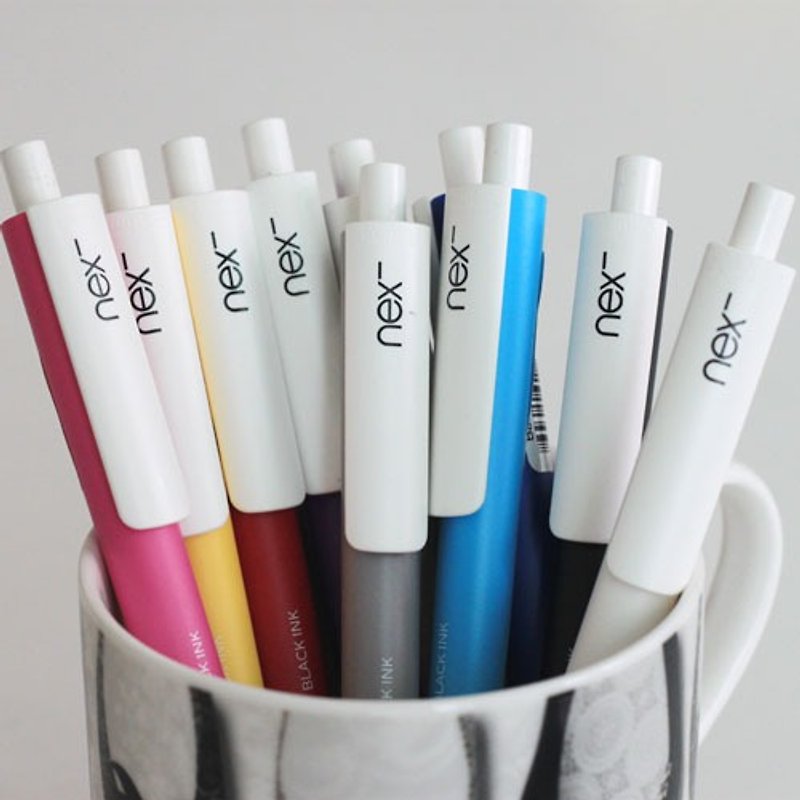 PREMEC NEX Swiss ball pen 12-color pen body black refill 12 dozen - Ballpoint & Gel Pens - Plastic Multicolor