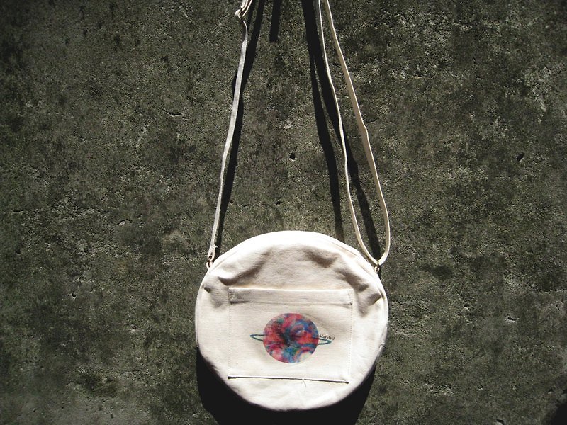 MaryWil- small universe circular side backpack (remaining flowers giraffe) - Other - Other Materials 