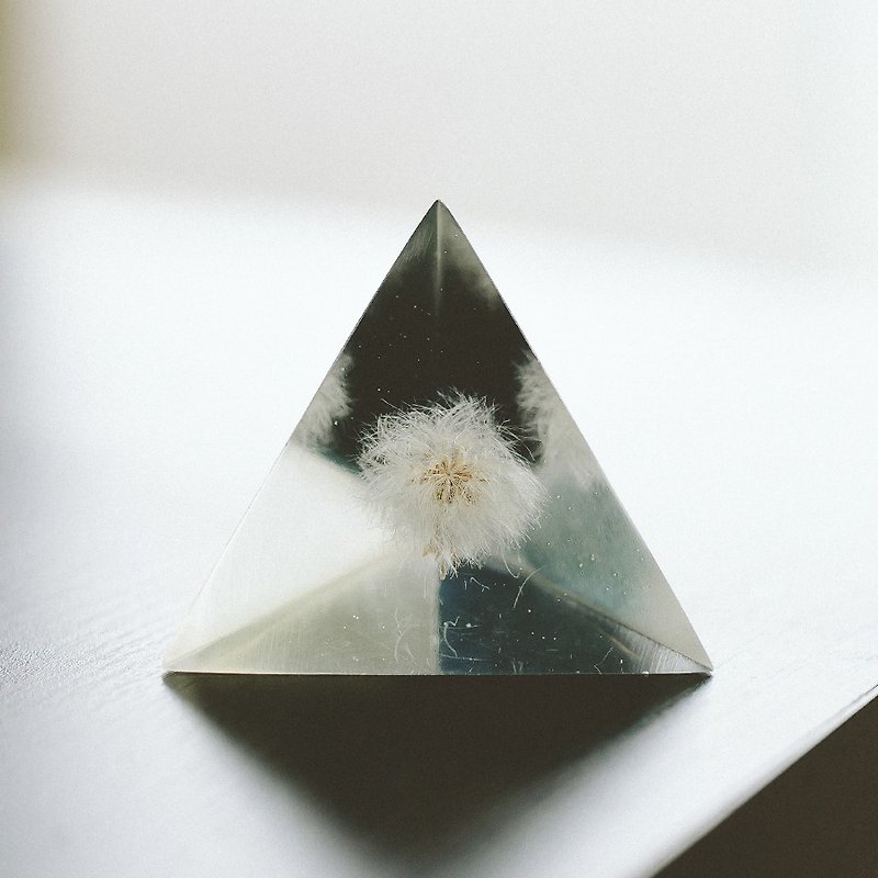 OOPSY - handmade crystal paperweight specimens - Spirodela grass - ของวางตกแต่ง - วัสดุอื่นๆ ขาว
