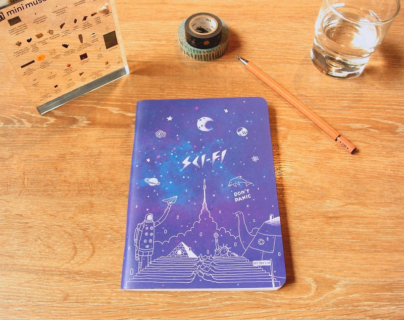 Sold exclusively ★ ★ Dimeng Qi fantasy notebook [science fiction] - สมุดบันทึก/สมุดปฏิทิน - กระดาษ สีน้ำเงิน