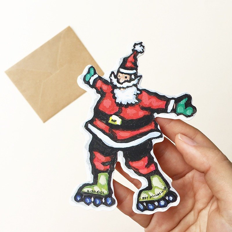 英国手描きクリスマスギフトカード | GALLERY FIVE - カード・はがき - 紙 レッド