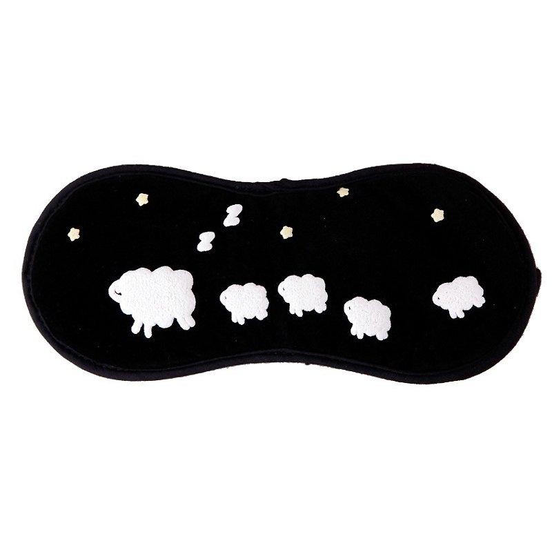 Unisex Good Night Sheep Sleep Mask Eye Mask Eye Shade Blindfold 3 Piece Set - Eye Masks - Other Materials 