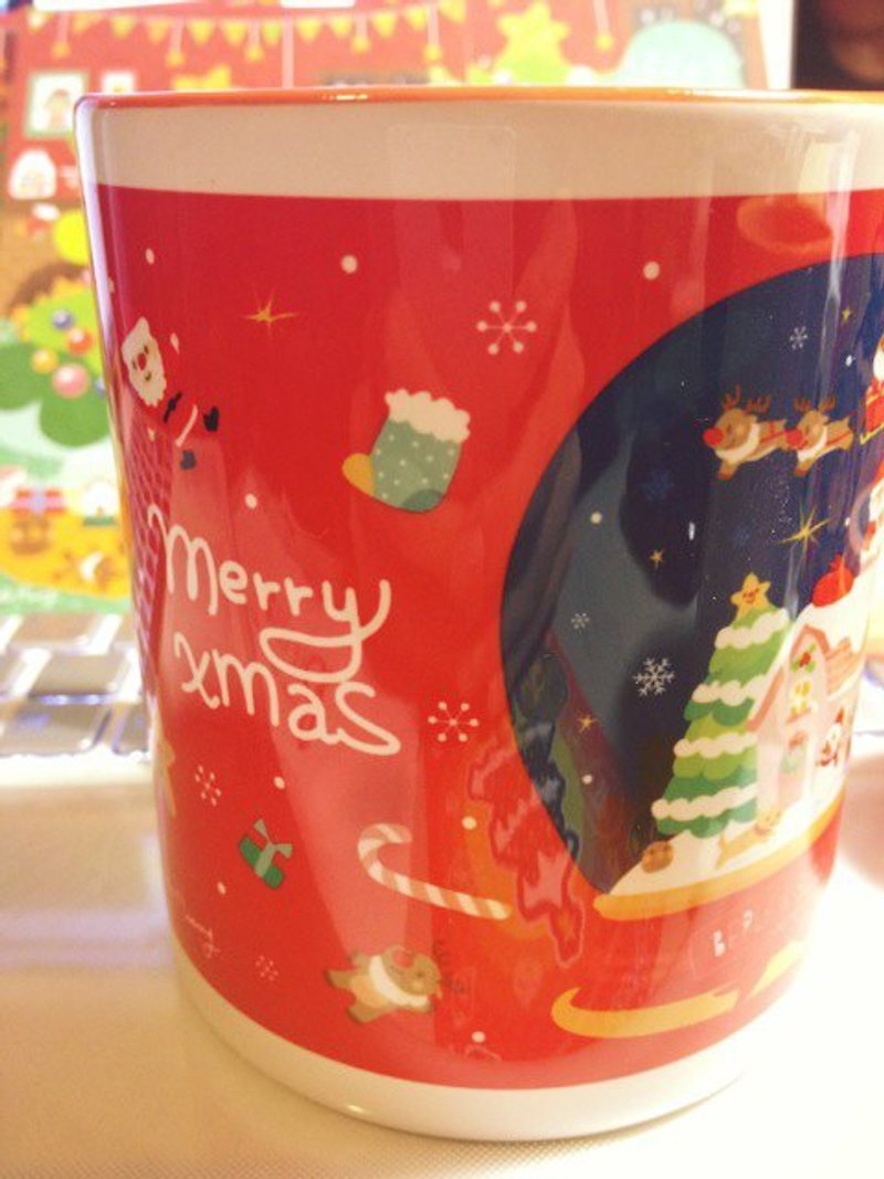 暖かいクリスマスマグ - マグカップ - その他の素材 レッド