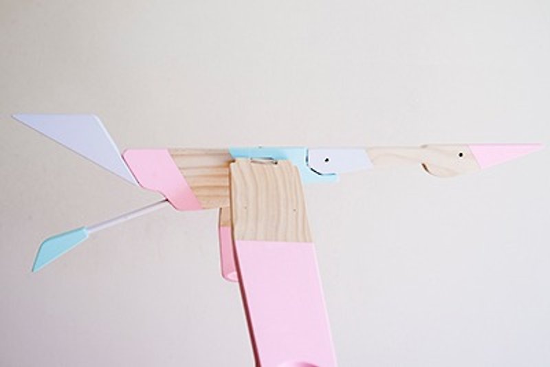 Mobile Bird - Seagull (baby pink) - Items for Display - Wood Pink