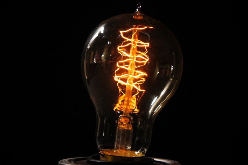 エジソン·産業工業風レトロエジソン電球ドロップドーナツ - 照明・ランプ - ガラス ホワイト