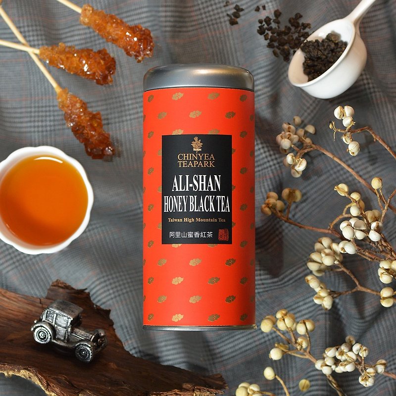 Alishan Honey Fragrant Black Tea-Limited Alpine Small Leaf Oolong Black Tea - ชา - โลหะ สีแดง
