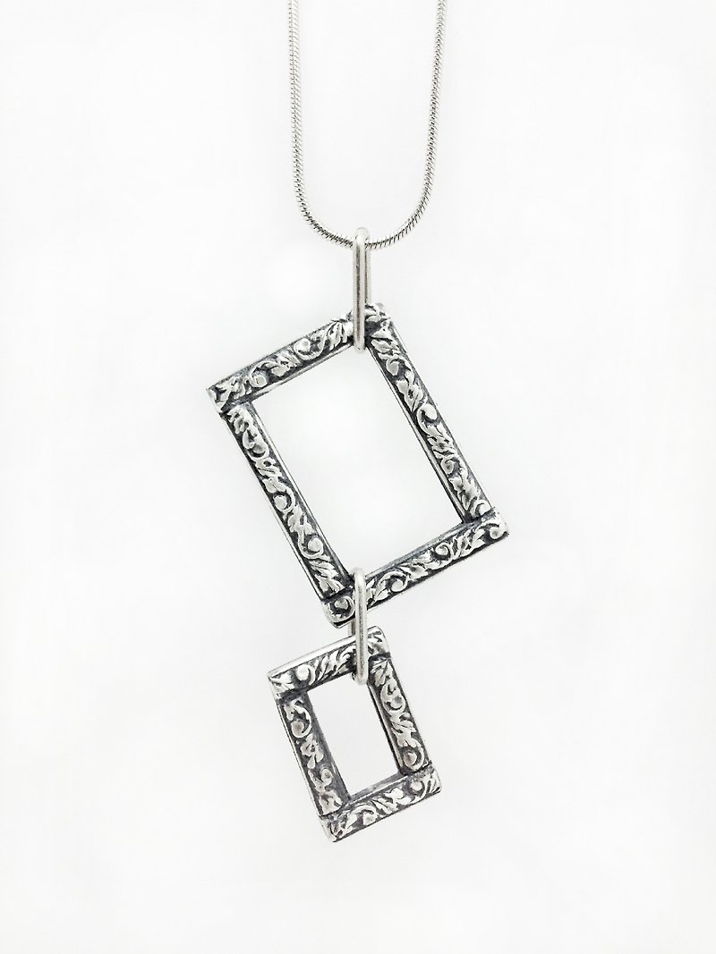 Udoxia No.3·Silver Vintage Necklace | Eudoxia - สร้อยคอ - โลหะ สีเทา