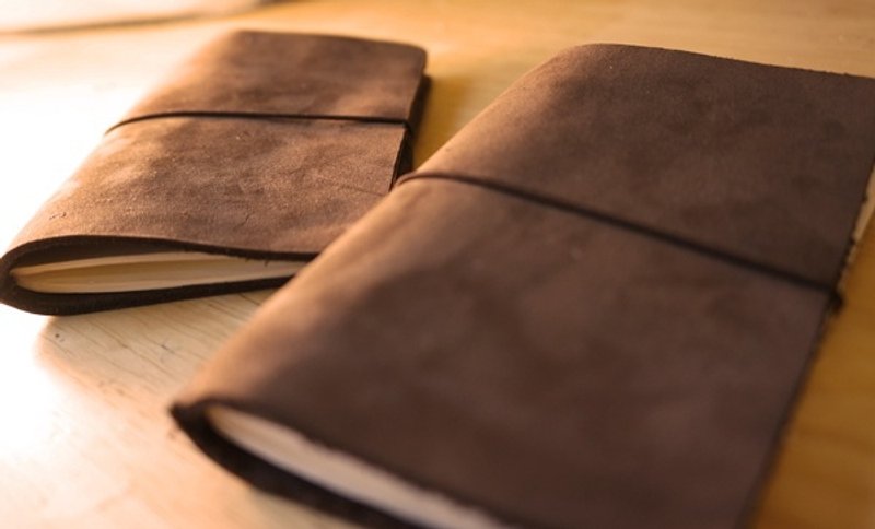 SHOW taste hand books (free printing service) - Notebooks & Journals - Genuine Leather Brown