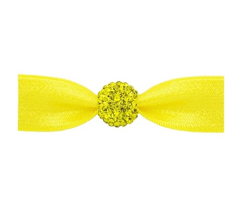 Missiu 法國蕾絲刺繡手環 EMI❤JAY 水晶髮飾環 Dandelion Yellow - 髮飾手環