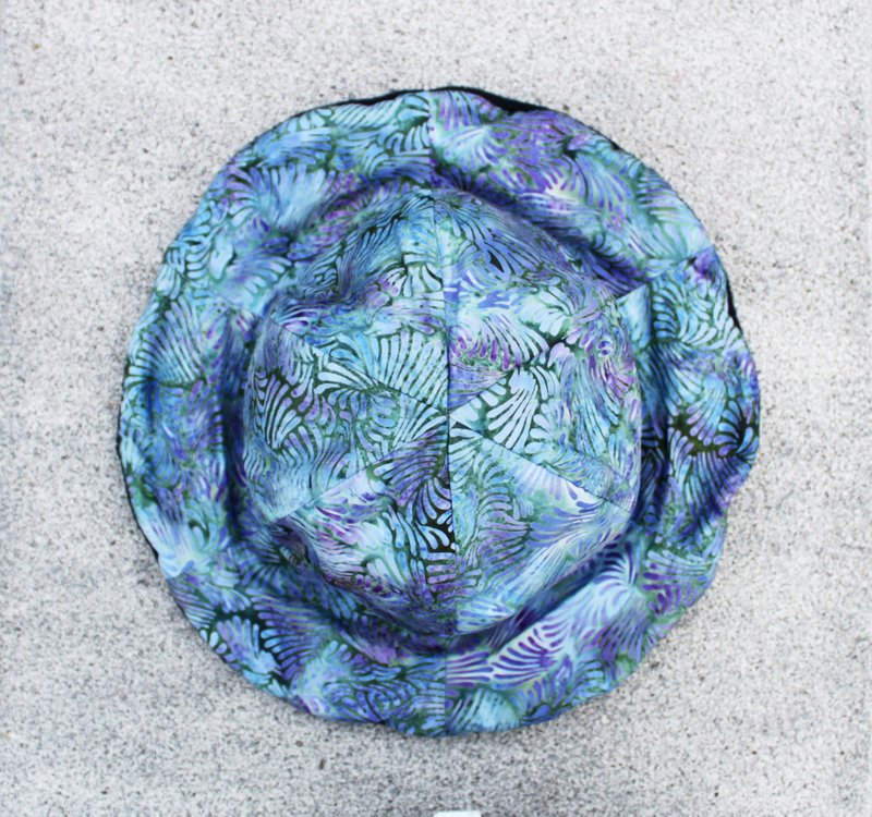 [CURLY CURLY]人魚海/冬季限定一朵帽 A Flower of Hat - 帽子 - 其他材質 藍色