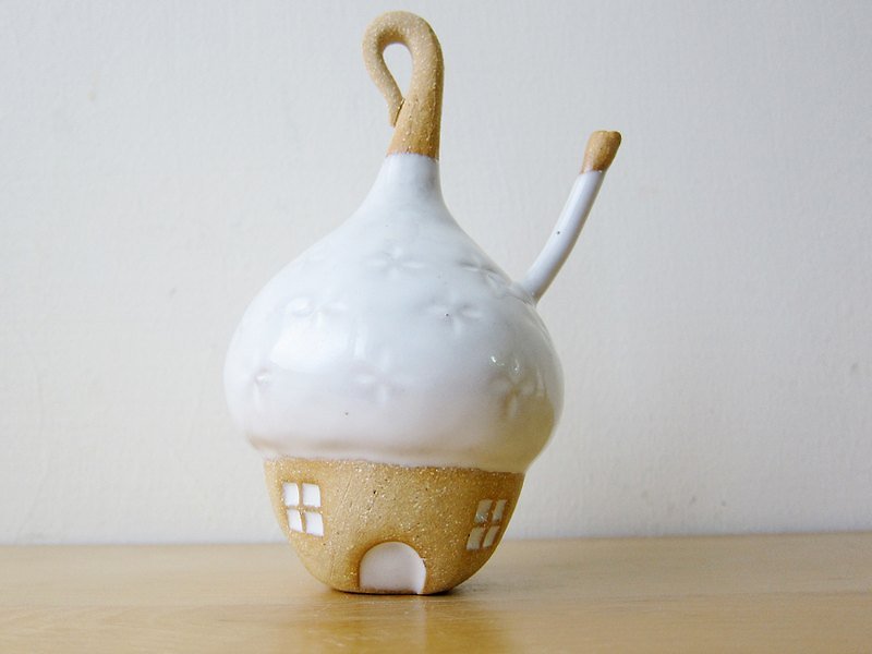 栗子屋 - 花瓶/陶器 - 其他材質 白色