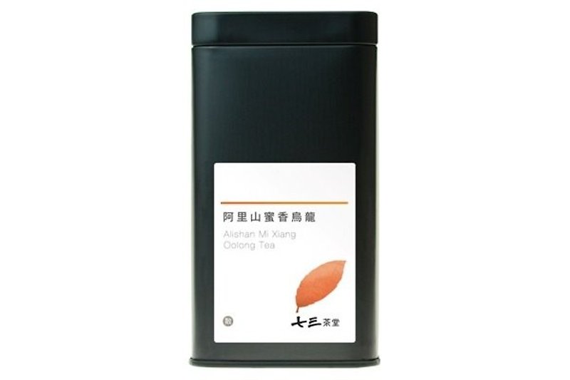[Seven three tea hall] Alishan honey fragrant oolong / tea / large tin - 50g - Tea - Other Metals 