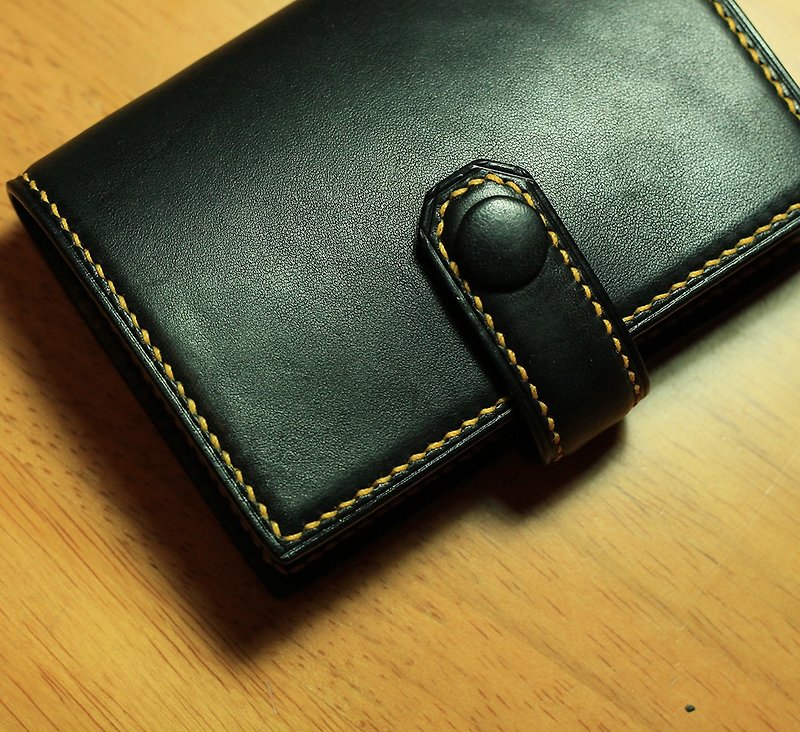 Superior Square Card-holder - Card Holders & Cases - Genuine Leather Black