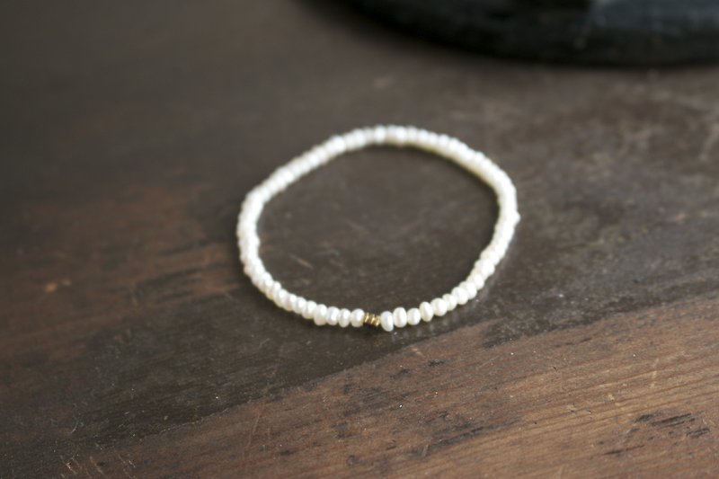 Bracelet bracelet pearl-Venus- - Bracelets - Pearl White