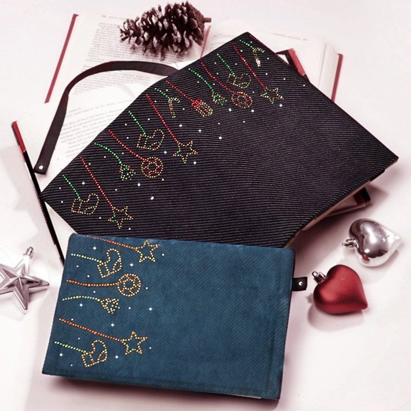 [GFSD] Rhinestone Boutique-Full of Christmas Spirit [Colorful Christmas] Book Clothing - ปกหนังสือ - วัสดุอื่นๆ สีนำ้ตาล
