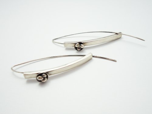 Aliko Chen Jewelry ZEN"禪"純銀造型耳環