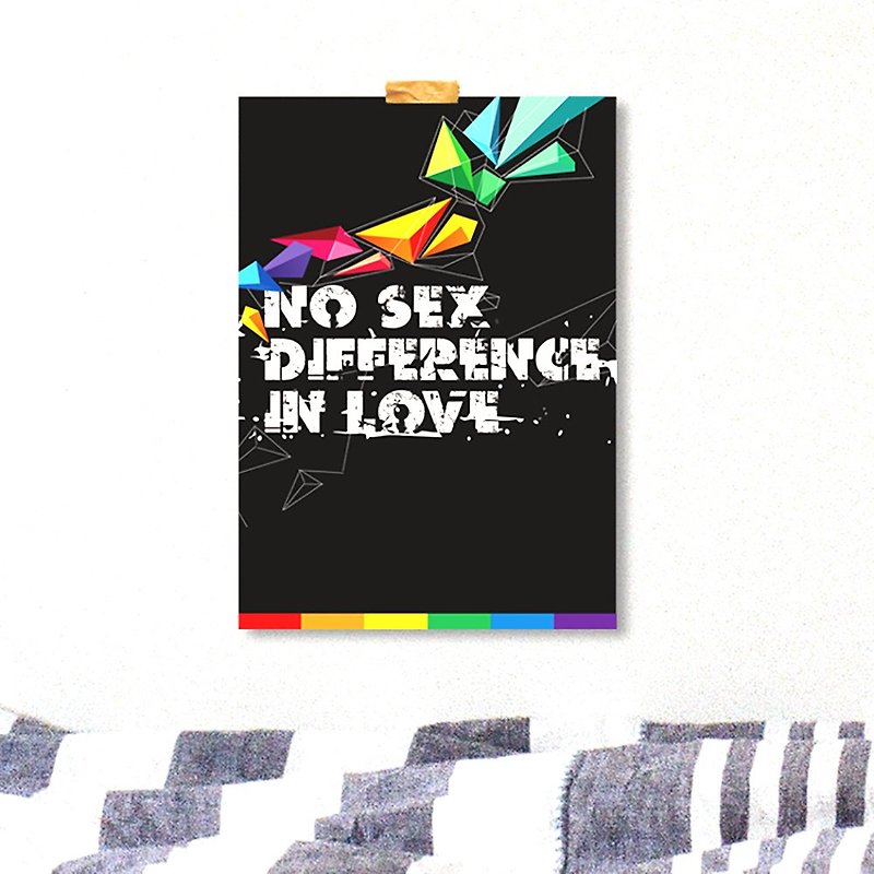 彩虹海報設計 LGBT - 掛牆畫/海報 - 紙 多色