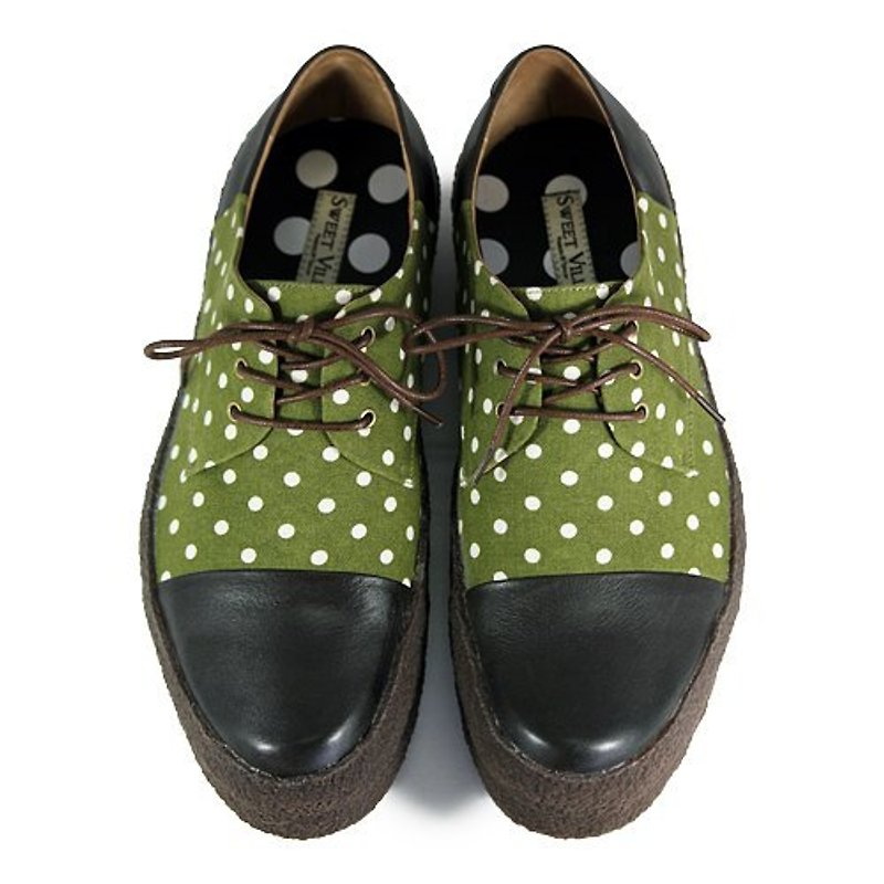 Dot. com M1129 Olivegreen - Women's Casual Shoes - Cotton & Hemp Green